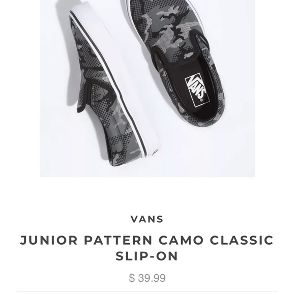 Vans camo slip ons - Picture 5 of 5